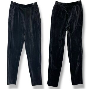 Vintage Velvet Pants Slacks Women Esprit Holiday Christmas Festive High Rise 90s
